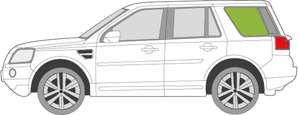 Afbeelding van Zijruit links Land Rover Freelander 