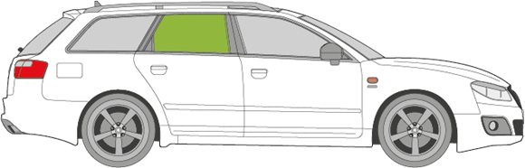 Afbeelding van Zijruit rechts Seat Exeo break 