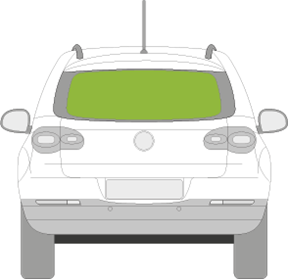 Afbeelding van Achterruit Volkswagen Tiguan (2007-2011)