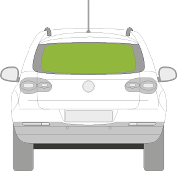 Afbeelding van Achterruit Volkswagen Tiguan (2011-2016)