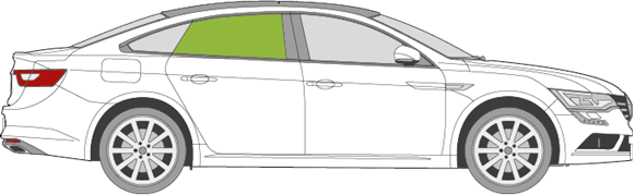 Afbeelding van Zijruit rechts Renault Talisman sedan 