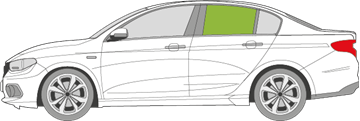 Afbeelding van Zijruit links Fiat Tipo sedan