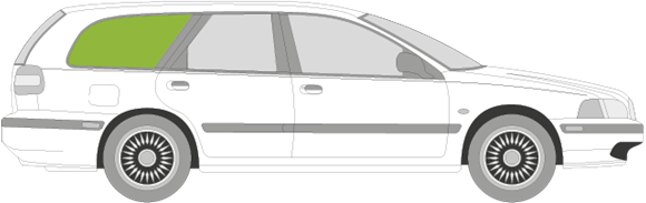 Afbeelding van Zijruit rechts Volvo V40 