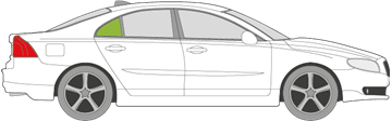 Afbeelding van Zijruit rechts Volvo S80