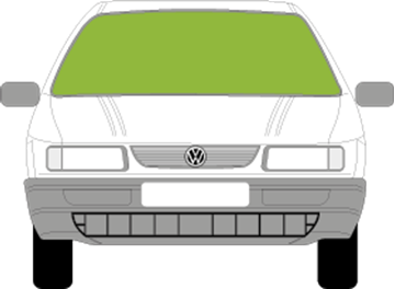 Afbeelding van Voorruit Volkswagen Passat sedan (speigel op 5cm)