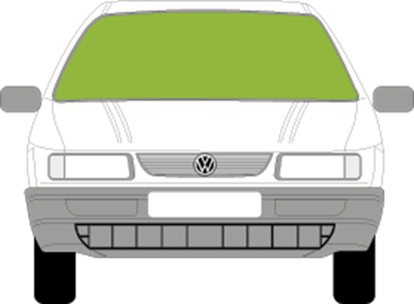 Afbeelding van Voorruit Volkswagen Passat sedan (speigel op 5cm)