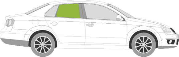 Afbeelding van Zijruit rechts Volkswagen Jetta 