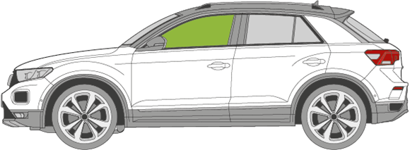Afbeelding van Zijruit links Volkswagen T-Roc 