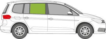 Afbeelding van Zijruit rechts Volkswagen Touran 