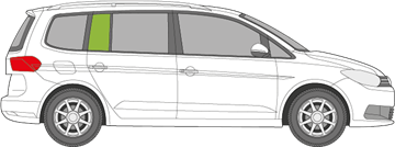 Afbeelding van Zijruit rechts Volkswagen Touran 