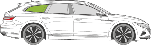 Afbeelding van Zijruit rechts Volkswagen Arteon break