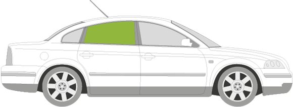 Afbeelding van Zijruit rechts Volkswagen Passat sedan