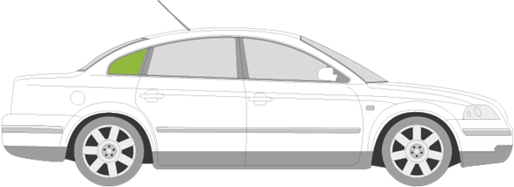 Afbeelding van Zijruit rechts Volkswagen Passat sedan