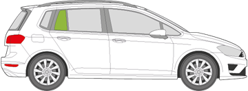 Afbeelding van Zijruit rechts Volkswagen Golf Sportsvan