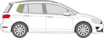 Afbeelding van Zijruit rechts Volkswagen Golf Sportsvan