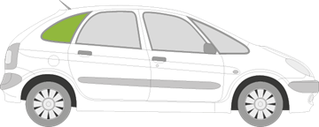 Afbeelding van Zijruit rechts Citroën Xsara Picasso 