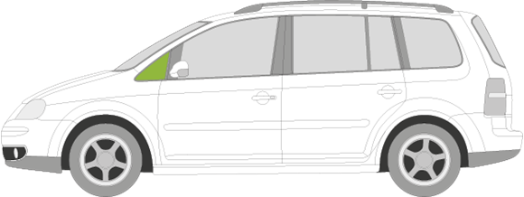 Afbeelding van Zijruit links Volkswagen Touran