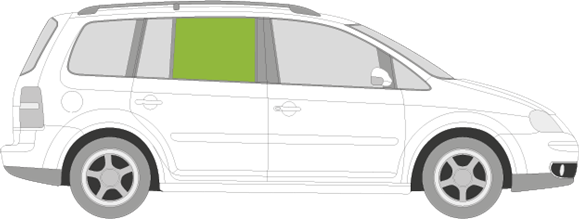 Afbeelding van Zijruit rechts Volkswagen Touran