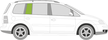 Afbeelding van Zijruit rechts Volkswagen Touran