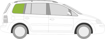 Afbeelding van Zijruit rechts Volkswagen Touran