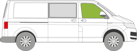 Afbeelding van Zijruit rechts VW Transporter