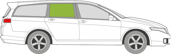 Afbeelding van Zijruit rechts Honda Accord break