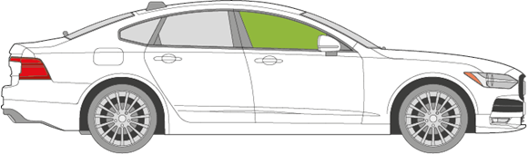 Afbeelding van Zijruit rechts Volvo S90