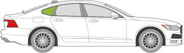 Afbeelding van Zijruit rechts Volvo S90