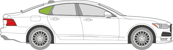 Afbeelding van Zijruit rechts Volvo S90