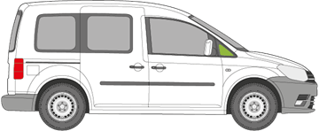 Afbeelding van Zijruit rechts Volkswagen Caddy 