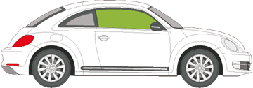 Afbeelding van Zijruit rechts Volkswagen Beetle 3 deurs