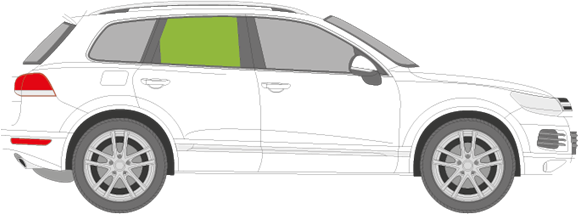 Afbeelding van Zijruit rechts Volkswagen Touareg 