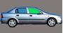 Afbeelding van Zijruit rechts Opel Astra 5 deurs