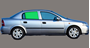 Afbeelding van Zijruit rechts Opel Astra 5 deurs